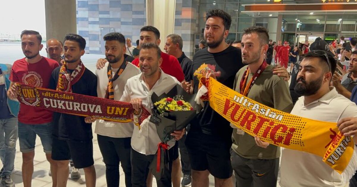 Galatasaray’a Adana’da coşkulu karşılama