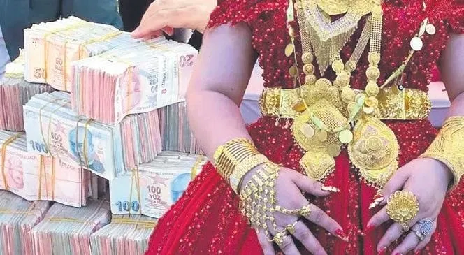 Düğünlerde kilolarca altın tak, kaçak elektrik kullan!