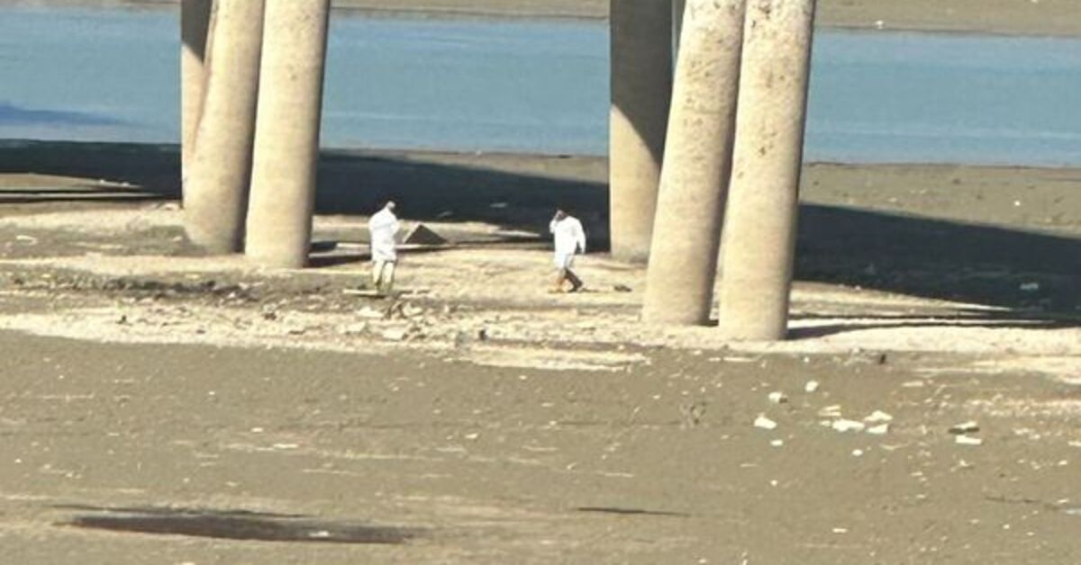 Seyhan Barajı’nda su çekilince fark edildi!