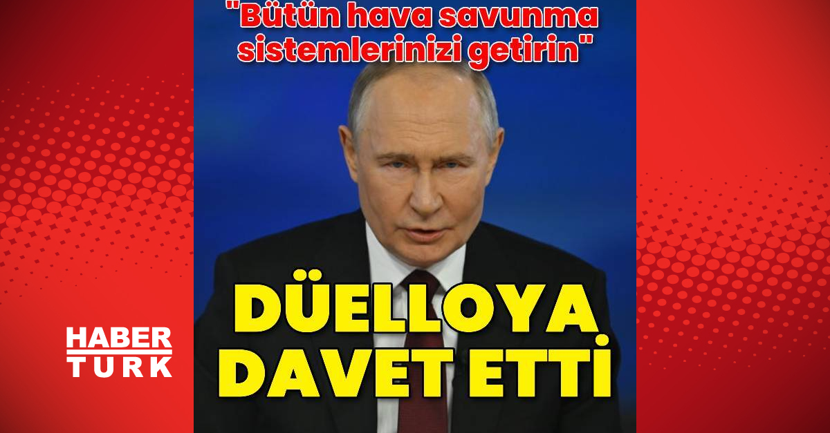 Vladimir Putin Batı’yı Oreşnik konusunda düelloya davet etti