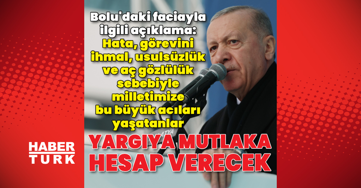 Cumhurbaşkanı Erdoğan’dan açıklamalar