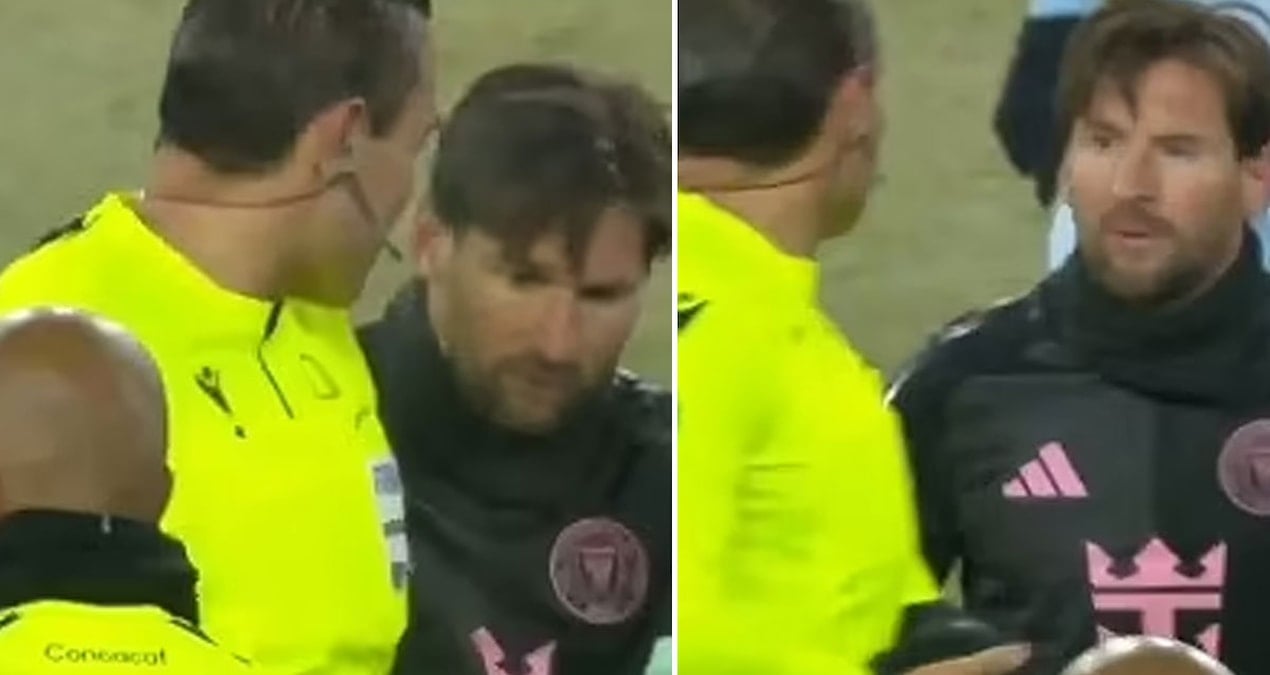 Messi’den imza isteyen hakem yaptığına pişman oldu