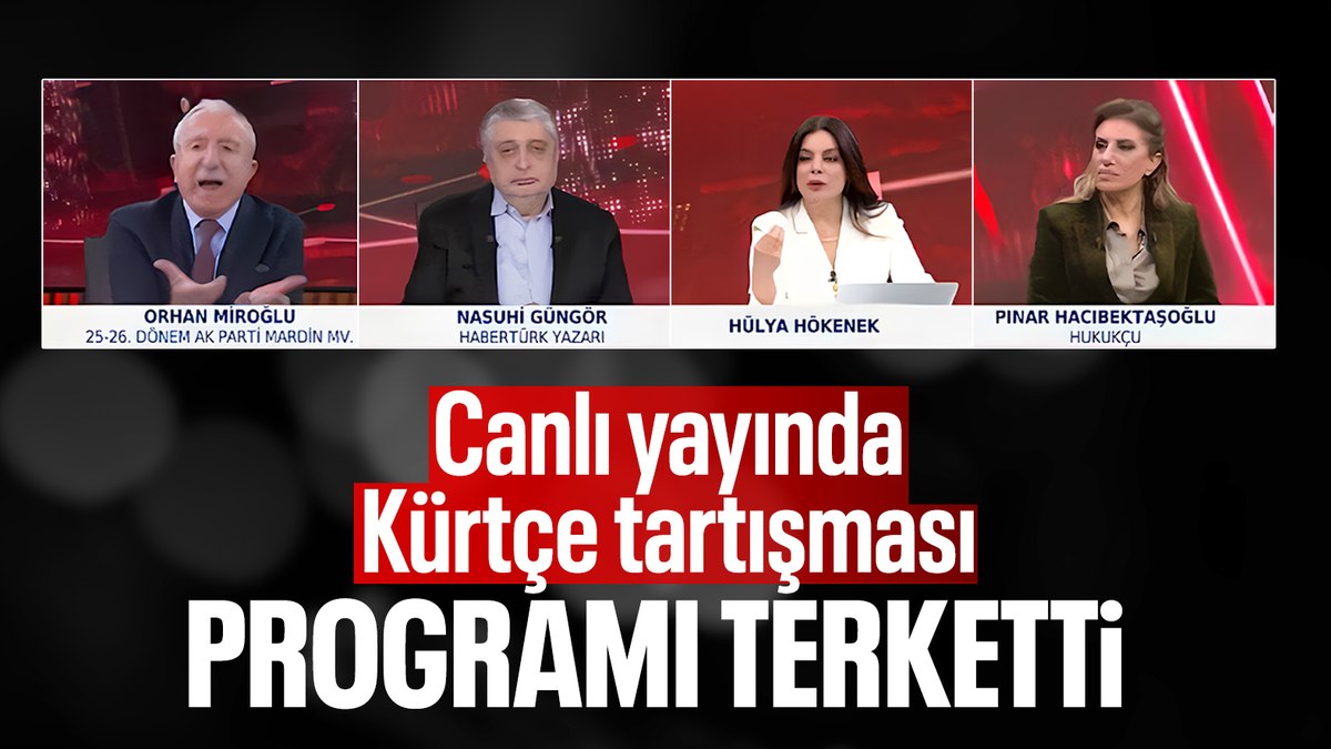 Orhan Miroğlu, Öcalan’ın çağrısının Kürtçesi yayınlanmayınca yayını terk etti